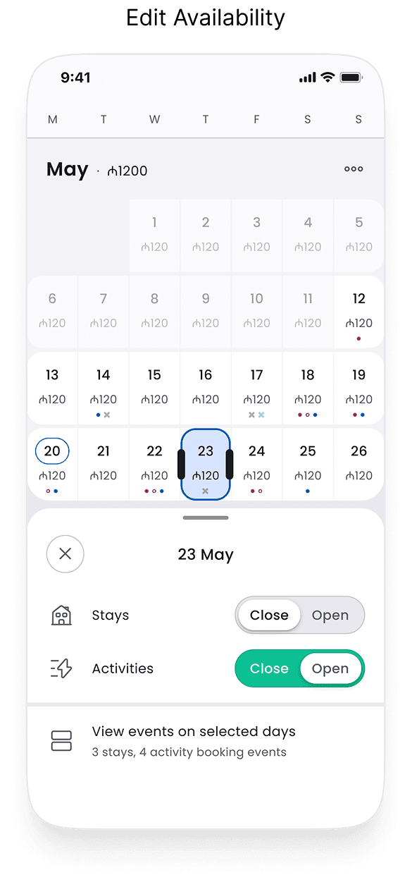 Partner app screen 3