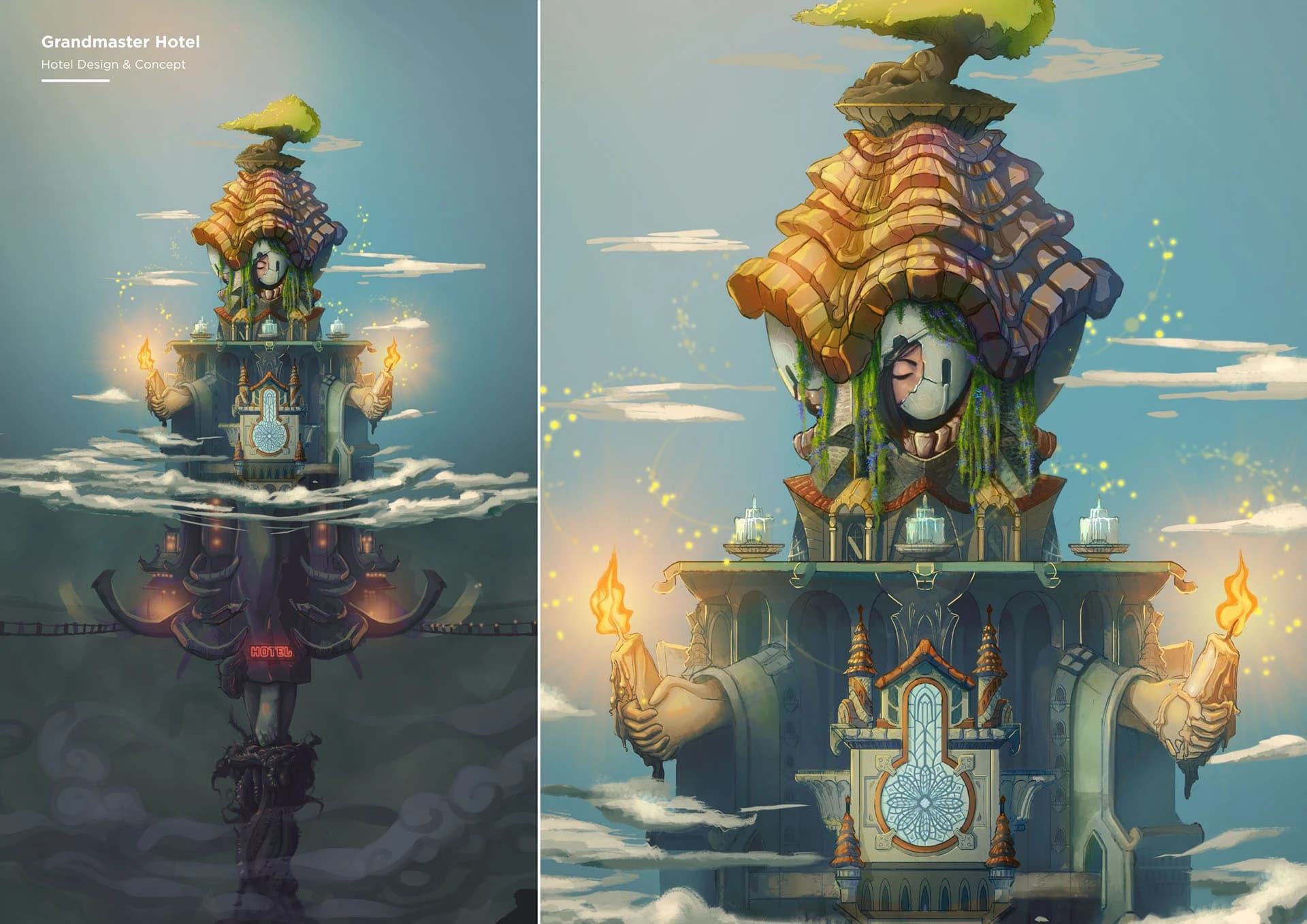 Grandmaster Hotel concept art