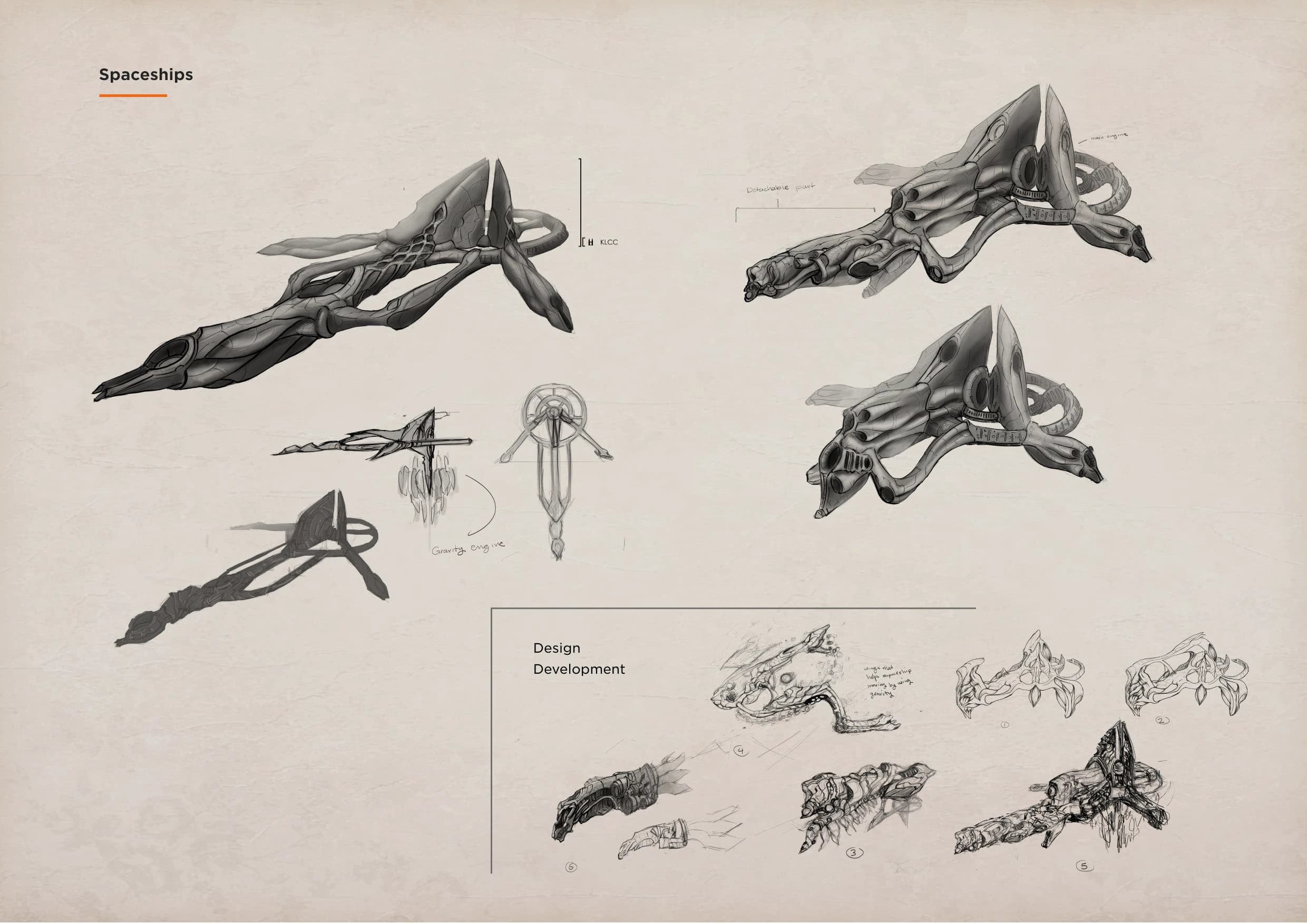 Spaceship concept art