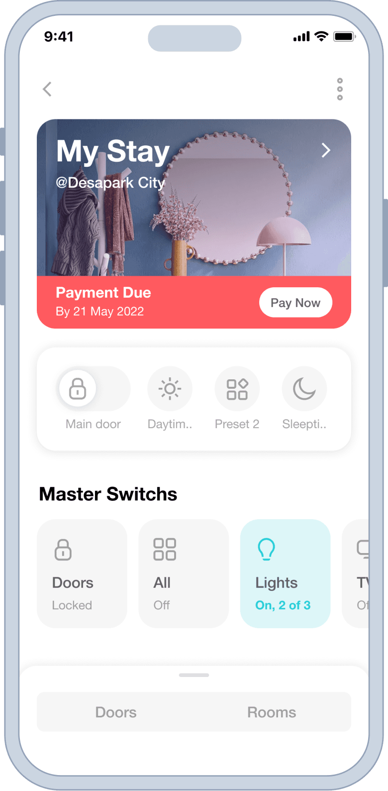 IoT room controls