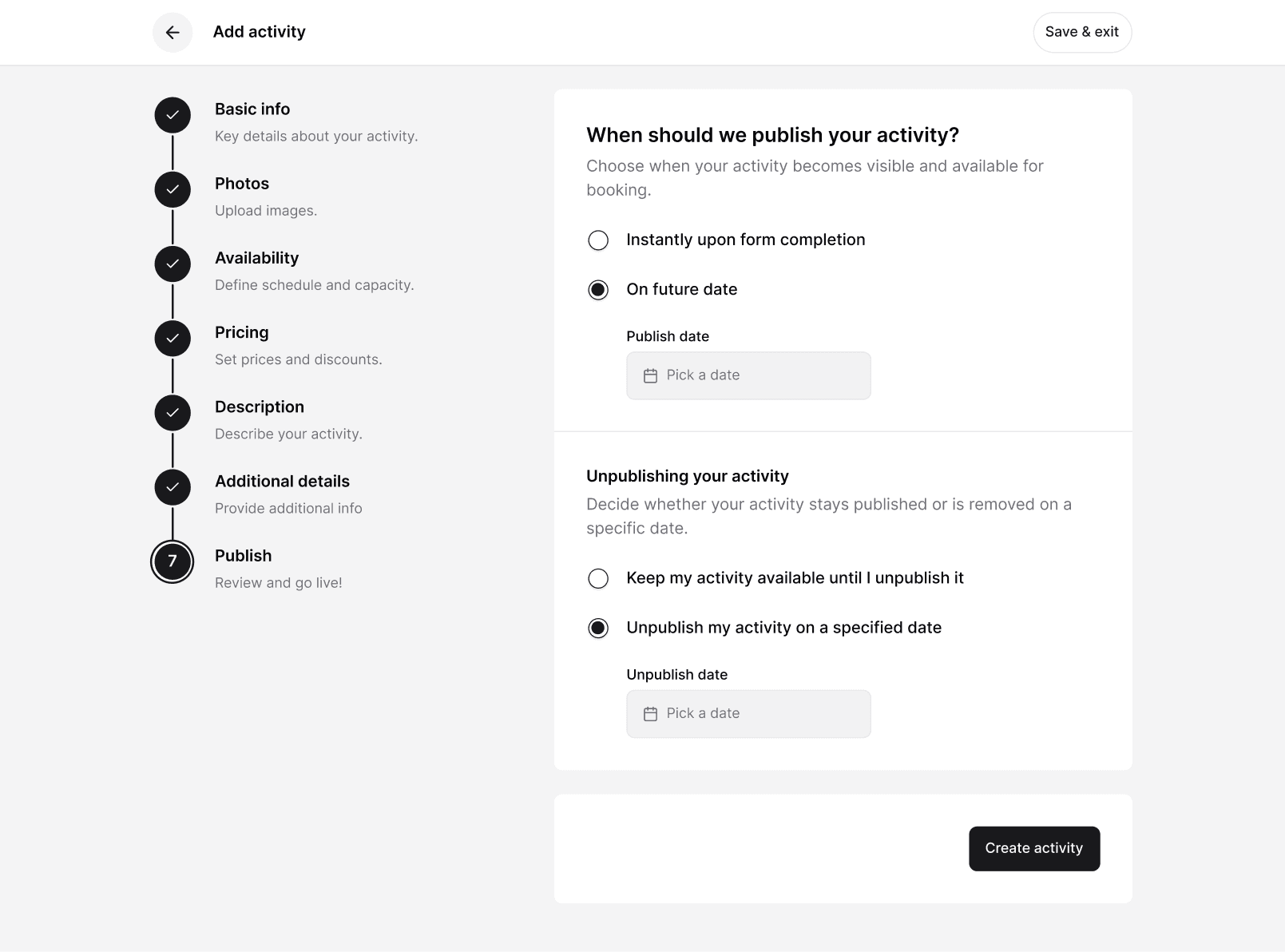 Publish desktop flow